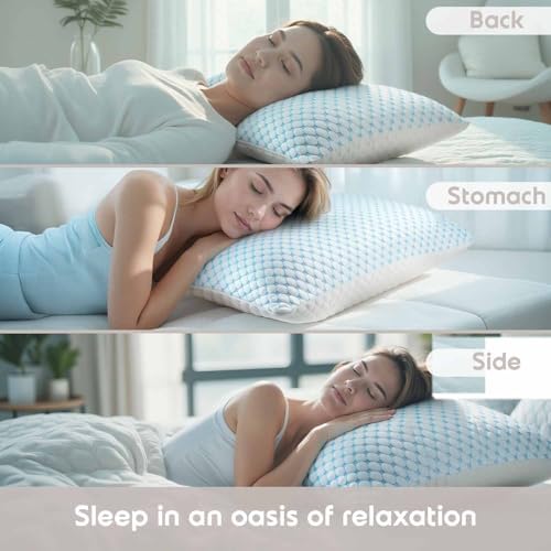 Nestl Cooling Pillow for Sleeping 2 Pack