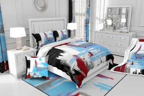 Erosebridal Oil Painting Twin Coverlet Set