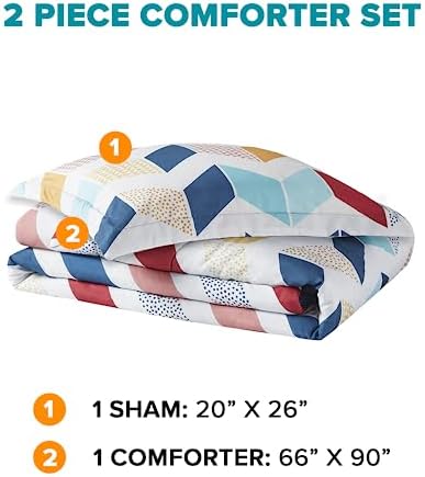 Comfort Spaces Ruching Comforter Set Twin Twin XL