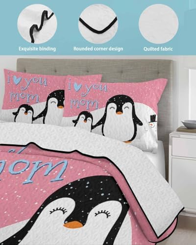 TocaHome Summer Quilt Set Twin XL 68x98 Inch