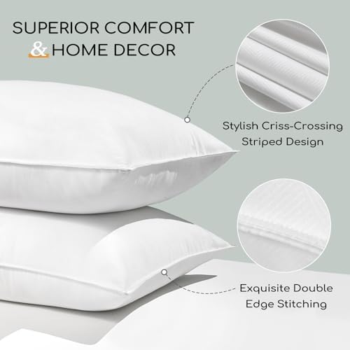 HARBOREST Bed Pillows Set of 2 - Luxury Hotel Collection