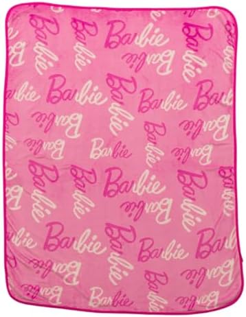 Franco Barbie Kids Bedding Throw 40x50 Inch - Official License