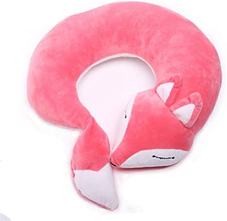 Travel Pillow with Fox Cartoon U-Shaped Design