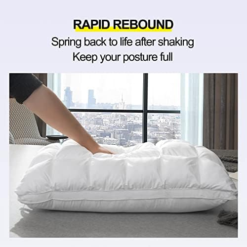 YOUR MOON Soft Fluffy Bed Pillow for All Sleeping Positions