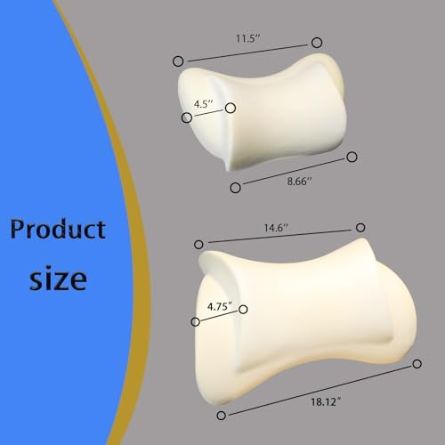 Homuno Neck Pillow Kit for Car with Adjustable Strap