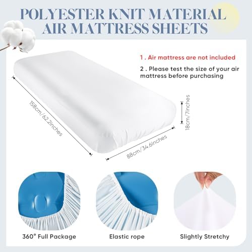 Breling 4 Pcs Kids Inflatable Airbed Fitted Sheets 1