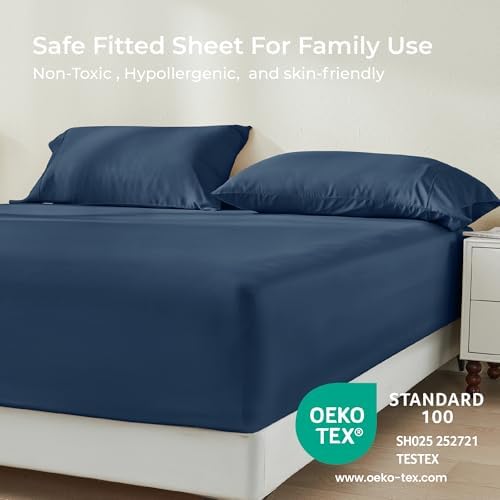 Gokotta Bamboo Rayon Fitted Sheet Set - King Size 1
