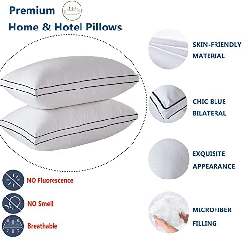 Gehannah Bed Pillows for Sleeping 2 Pack