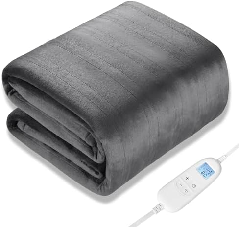 FIGERM Electric Heated Blanket Queen Size 84 x 90 Inch