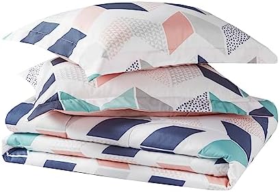 Comfort Spaces Kylar Cozy Comforter Set with Blush Ruching