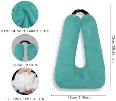 OHYEMISE Roadtrip Pillow for Kids Car Seat Pink