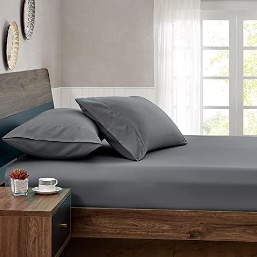 FreshCulture Full Fitted Sheets 6 Pack Dark Grey