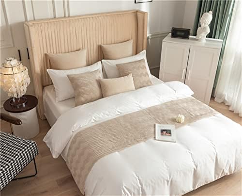 Fudaiki Bed Runner Quilted Fleece Bed Throw for King Bed