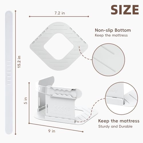 ALIMOSTY Open Corner Bed Sheet Holder with Lock Strips