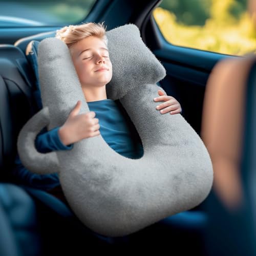 Viscogrip Kids Travel Pillow with Head and Body Support
