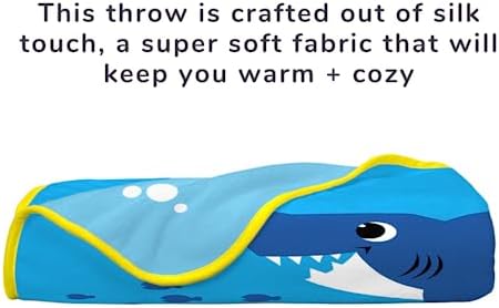 Franco Baby Shark Throw 40 x 50 Inches Official Licensed