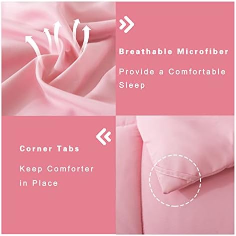 DOWNCOOL Queen Comforter Set with 2 Pillow Cases