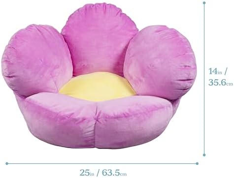 ECR4Kids SoftZone Flower Cozy Cushion Floor Pillow