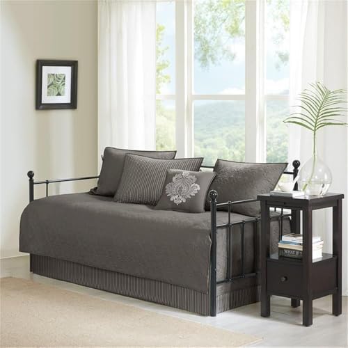 Pemberly Row Gray Reversible Daybed Cover Set