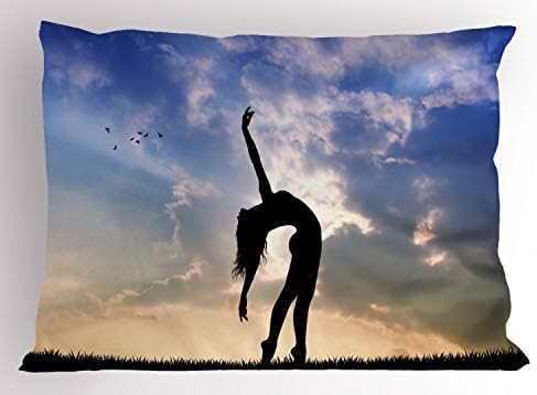 Ambesonne Cartoon Pillow Sham 36x20