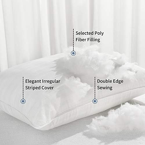Downluxe Down Alternative Pillows Set of 2 - Hotel Collection 20x26