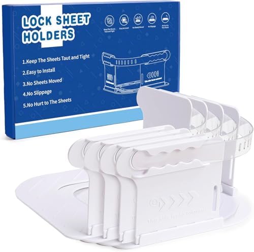 ROYIZEST Bed Sheet Holders with Lock