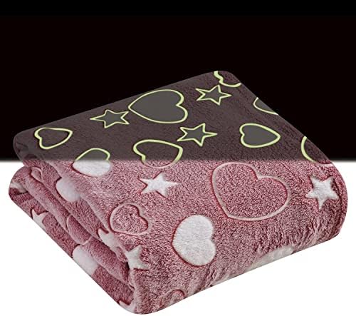 Elegant Comfort Glow in The Dark Throw Blanket - 50x60 Inches
