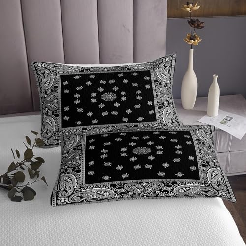 Jejeloiu Paisley Bedspread King Size Kids