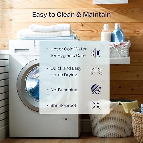 California Design Den Waterproof Queen Mattress Protector - Soft Cooling Noiseless