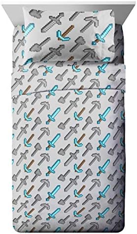 Jay Franco Minecraft Isometric 5-Piece Full Bed Set
