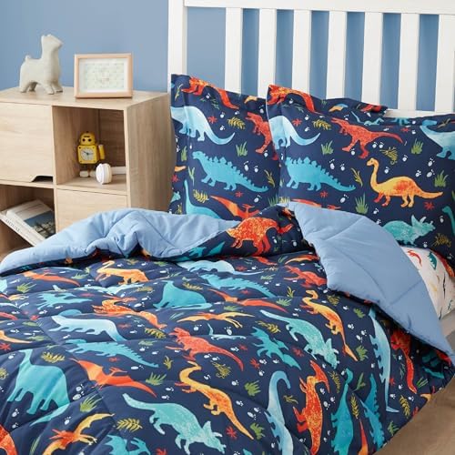 Twin Dinosaur Kids Comforter Set for Boys - 2 Pieces