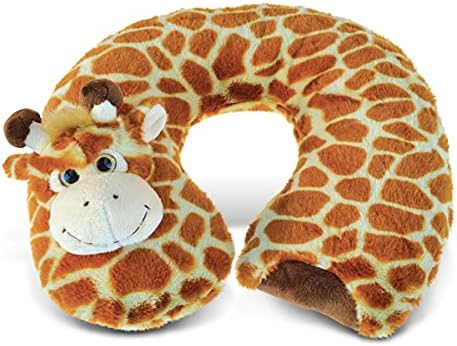 DolliBu Giraffe Plush Neck Pillow for Kids