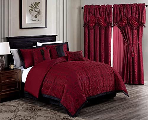 Chezmoi Collection Noble 7-Piece Comforter Set