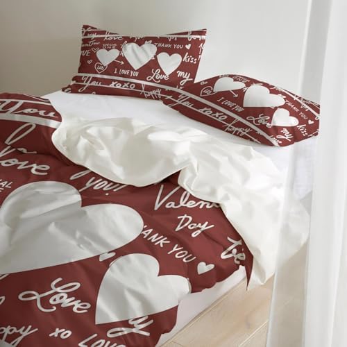 LooPoP Valentine Comforter Set California King Size