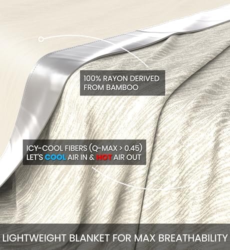 Everlasting Comfort Cooling Blanket for Hot Sleepers - 60x80 Dual-Sided