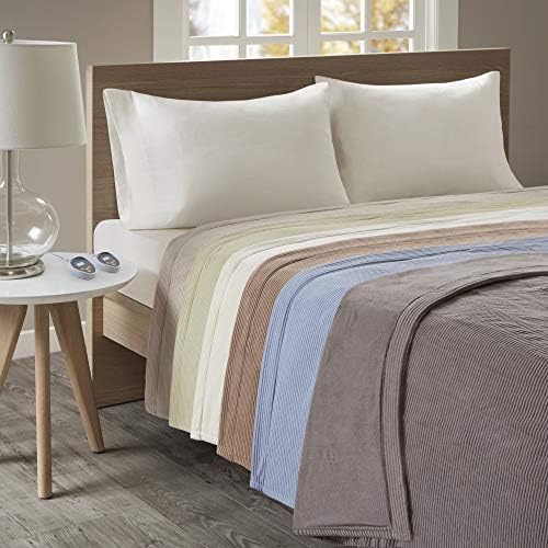 Beautyrest Electric Blanket Ultra Soft Micro Fleece Queen Size Blue
