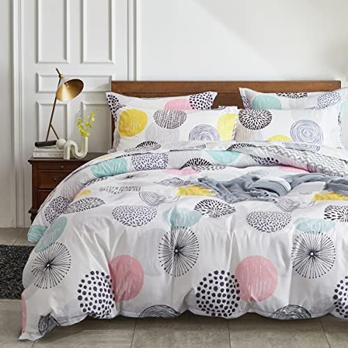 UOZZI BEDDING 7-Piece Queen Comforter Sheet Set