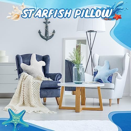 Tatuo 2 Pcs Starfish Throw Pillow Plush