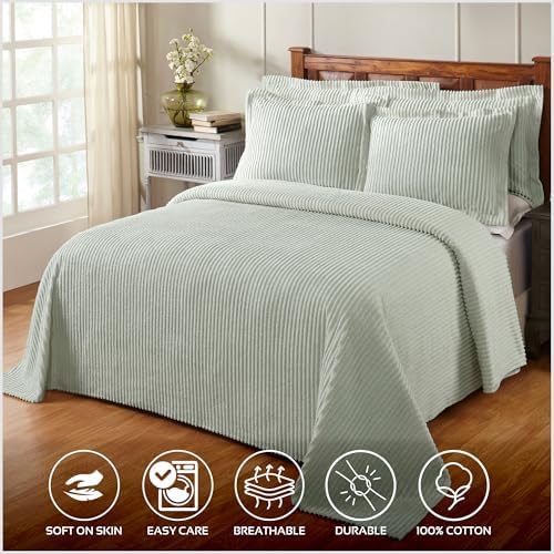 Better Trends Chenille Bedspread Queen Size 1