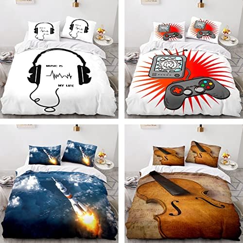 Custom Photo Duvet Cover Set with Zipper Closure 1