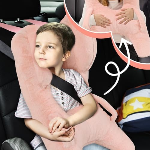 ROYALAY Kids Car Pillow with Handles and Head Support 1