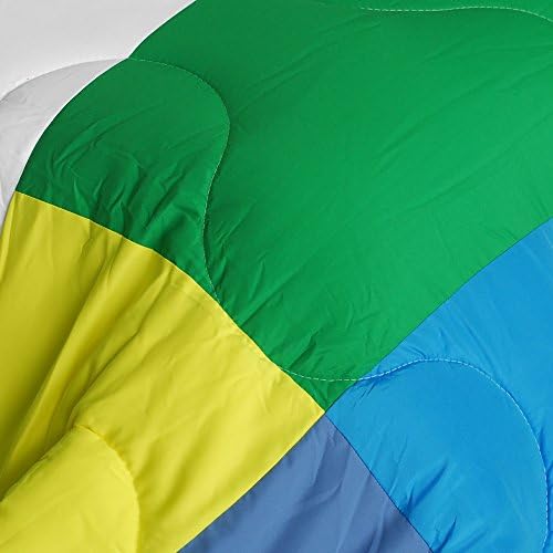 Laura Dreamland Quilted Patchwork Down Alternative Comforter Set Twin