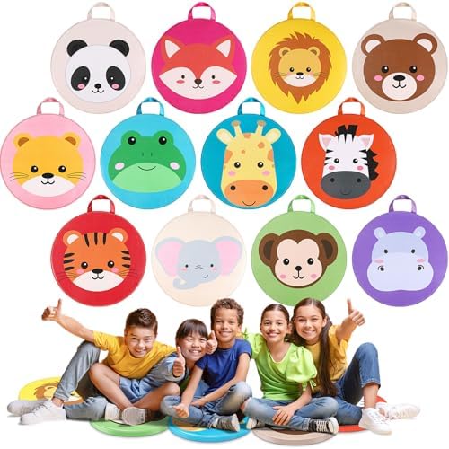 Suzile 12 Pcs Cartoon Floor Cushions with Handle 1