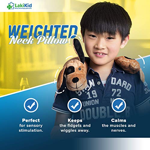LakiKid Shoulder Wrap for Kids Beagle Travel Pillow