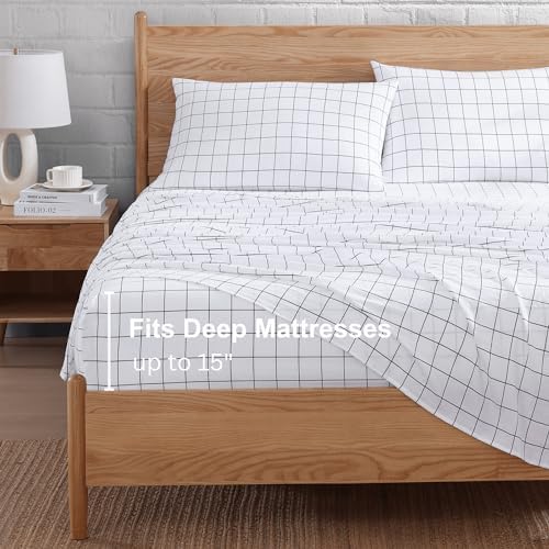Casa Platino Full Bed Sheet Set with Deep Pockets