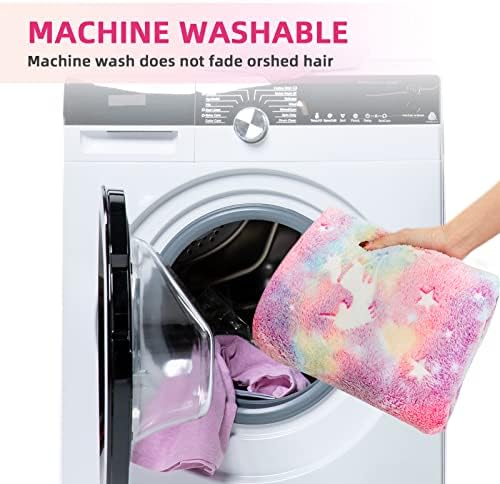 Glow in the Dark Unicorn Blanket 50x60 inch Flannel