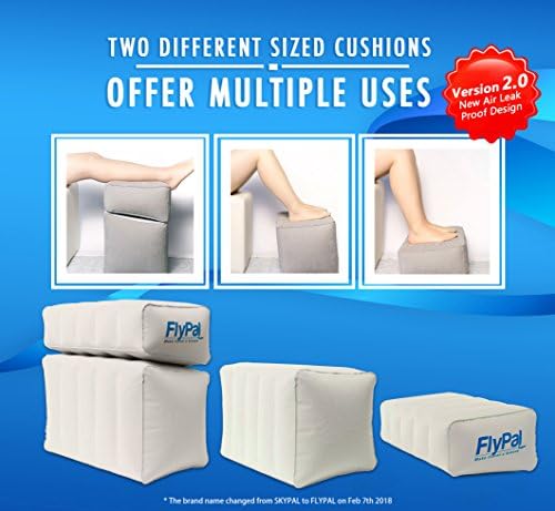 Flypal Inflatable Foot Rest for Travel and Home 1