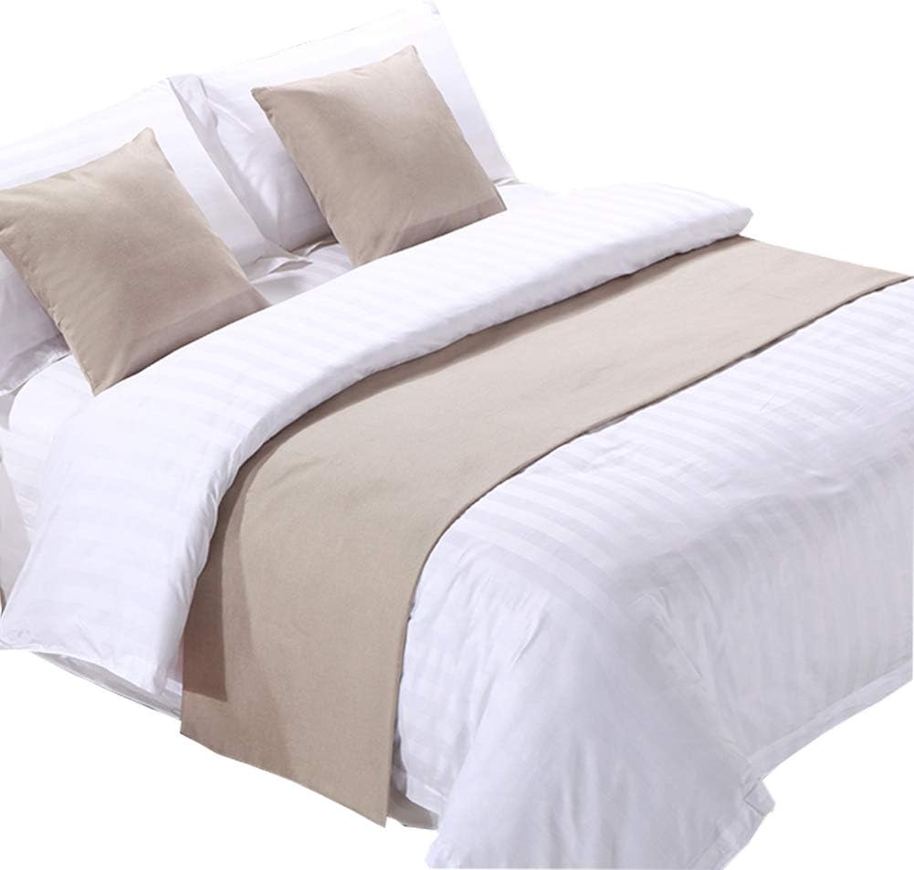 Zhiyuan Reversible Bed Scarf 195x102 Bisque