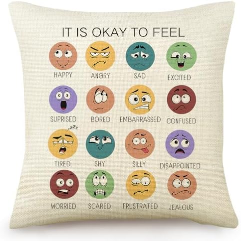 Calming Corner Throw Pillow Cover 18x18 Style B 1