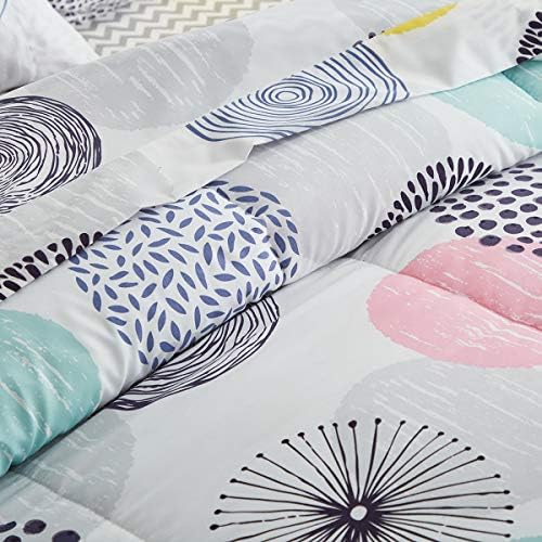UOZZI BEDDING 7-Piece Queen Comforter Sheet Set